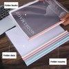 10 Pcs Clear A4 Report Covers, Slide Binder File Folder