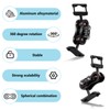 RNVEASS Aluminum Rearview Mirror Mount Kit for Truck GPS Devices,