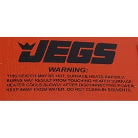 JEGS Oil System Heating Pad | 4.75" x 6.75" Size | Self Adhesive | Made In USA | 400 Watt | 3.64 Amps @ 110 Volts | Includes 36" 110 Volt Cord