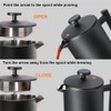 Secura French Press Coffee Maker, 304 Grade Stainless Steel Insulated