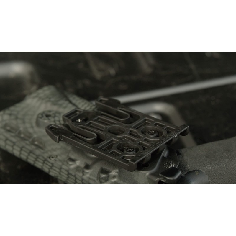 Safariland QLS19 Quick Duty Holster Locking Fork System (Black) Small