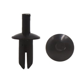 uxcell 40pcs 5mm Dia Hole Plastic Rivets Mudguard Fastener Retainer Clips Black Universal for Auto