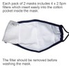 SwimCell Reusable Face Masks for Adults & Kids. 3 Layer