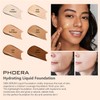 PHOERA Tinted Moisturizer Foundation Serum, 4-in-1 Hydrating, Primer, & Foundation,