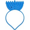 The Dreidel Company Hanukkah Menorah Headband, Light Up Flashing, Glow