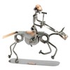 Steelman24 I Nuts and bolts sculpture Polo Player I Handmade