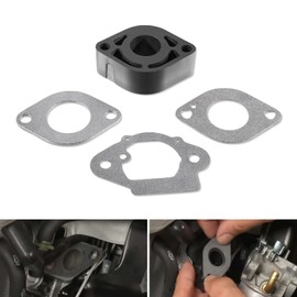 Replace for 694876 Intek Engine Carburetor Spacer Gasket Insulator Compatible with Briggs & Stratton, for Models 201312, 201317, 201332, 201337, 201352, 201412, 201415, 201416, 201417, 201432, 201437