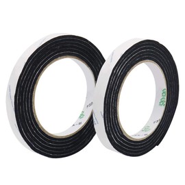 Shintop Felt Tape DIY Adhesive Heavy Duty Felt Strip Roll Cut into Any Shape to Protect Your Hardwood and Laminate Flooring, 0.5 x 59 Inches (Pack of 2, Black)