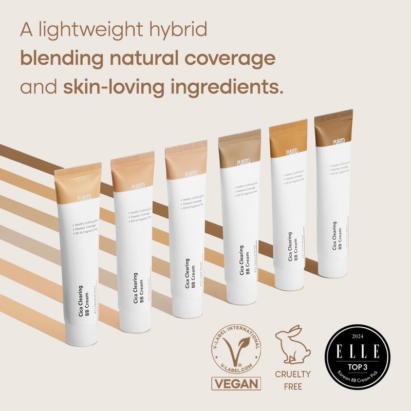 Purito Seoul [Purito Seoul]Wonder Releaf Centella BB Cream (6 Colors)