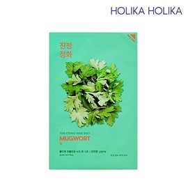 Holika Holika [Holika Holika] Pure Essence Mugwort Mask Sheets 20 Sheets / [홀리카홀리카] 퓨어에센스 쑥 마스크 시트 20매