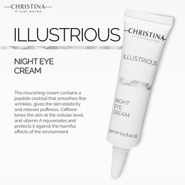 -CHRISTINA- Illustrious - Intensive Night Eye Cream For All Skin Types 15ml / 0.5 fl.oz