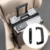 IIUIKOO ​2-Pack Travel Case Handle Replacement – Durable Plastic Pull