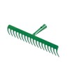 Rekord Garden Rake (Powder-Coated Steel) - 18 Prongs Width 45