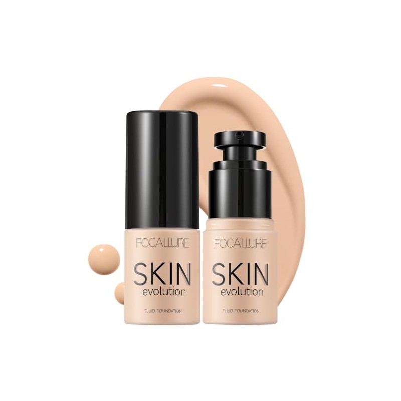 FOCALLURE - 2 en 1 Base de Maquillaje Total y