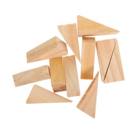 SEWACC 10pcs Wooden Door Stop Wedges Non Slip Heavy Duty Door Stoppers for Tile and Carpet Durable Wooden Doorstops with Antiskid Design for Compatibility