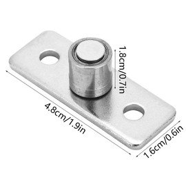 Barn Door Bottom Roller Floor Guide for Sliding Door Roller Smooth Adjustable Hardware Fittings Accessories Wall Mounted Stay Guides Flush Fit All Size Sliding