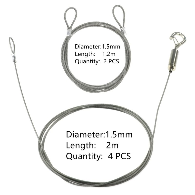 Adjustable Length Picture Hanging Wire with Hook, Picture Hanging Chain