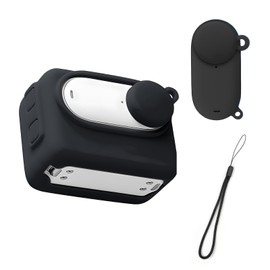 Protective Case for insta360 GO 3 Camera Silicone Sleeve Accessories (Black)