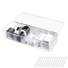 FRETONBA Cable Storage Box, Transparent Cable Organiser Box with 7