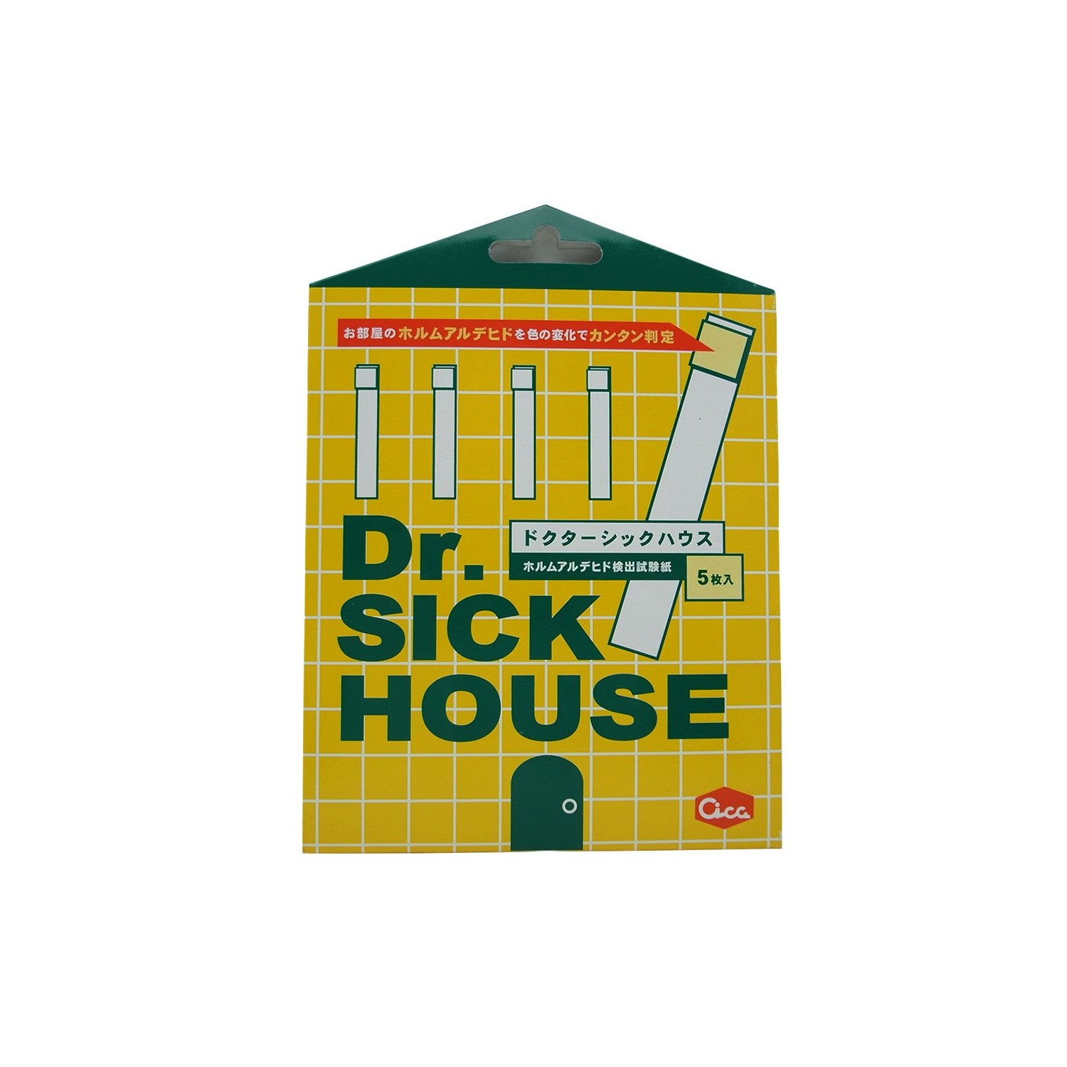 Kanto Chemical Formaldehyde Detection Test Paper, Dr. Sick House, Pack ...