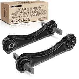 A-Premium 2 x Rear Upper Control Arm, with Bushing, Compatible with Honda Civic 1988-2000, Civic del Sol 1993-1997, CR-V 1997-2001, Acura EL 1997-2000, Integra 1997-2001