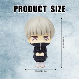 yumcute Anime Figures, 10 cm Mini Anime Figure, Cartoon Doll, Anime Model Statue, PVC Action Figure Toy, Desktop Ornaments Decoration, Collectibles Gifts for Anime Fans