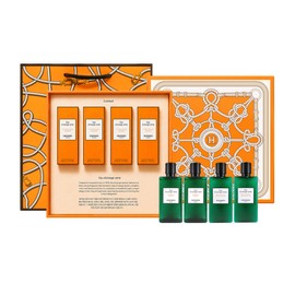 NEW Hermes Eau Dolange Vert Hair 4 Piece Set / NEW 에르메스 오 도랑쥬 베르트 헤어4종 세트