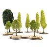 War World Gaming MDF Size Tree Bases x 2 -