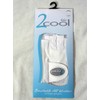 Quality Sports 2 Cool Half Finger Golf Glove (White, Left,