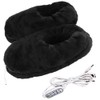 Unisex Electric Heated Shoes Electric Heating Slippers Washable Comfortable Feet