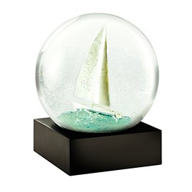 CoolSnowGlobes Sailboat Cool Snow Globe