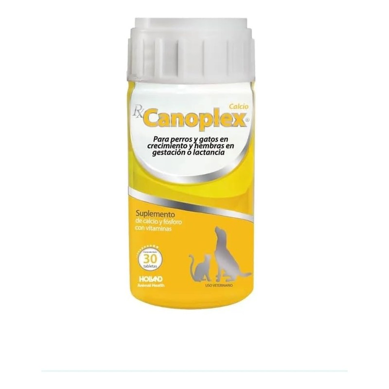 Holland Canoplex Ad3 Suplemento Vitaminas para Perro y Gato, 30