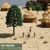 20 PCS Model Trees Miniature Trees for Crafts Train Scenery