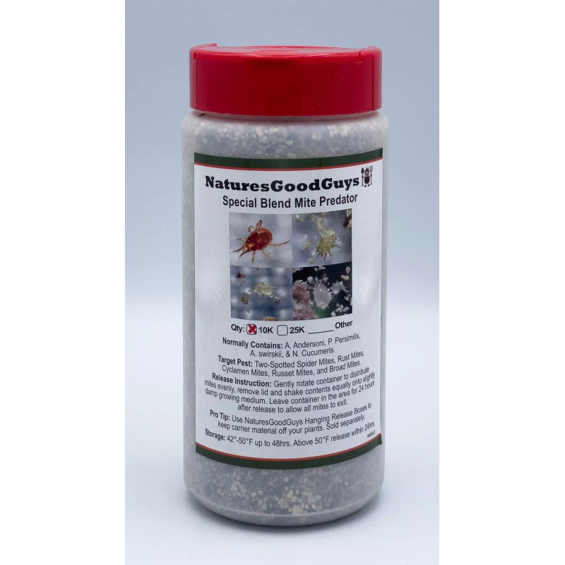 NaturesGoodGuys Special Blend Spider Mite Control Predatory Mites - 8,000
