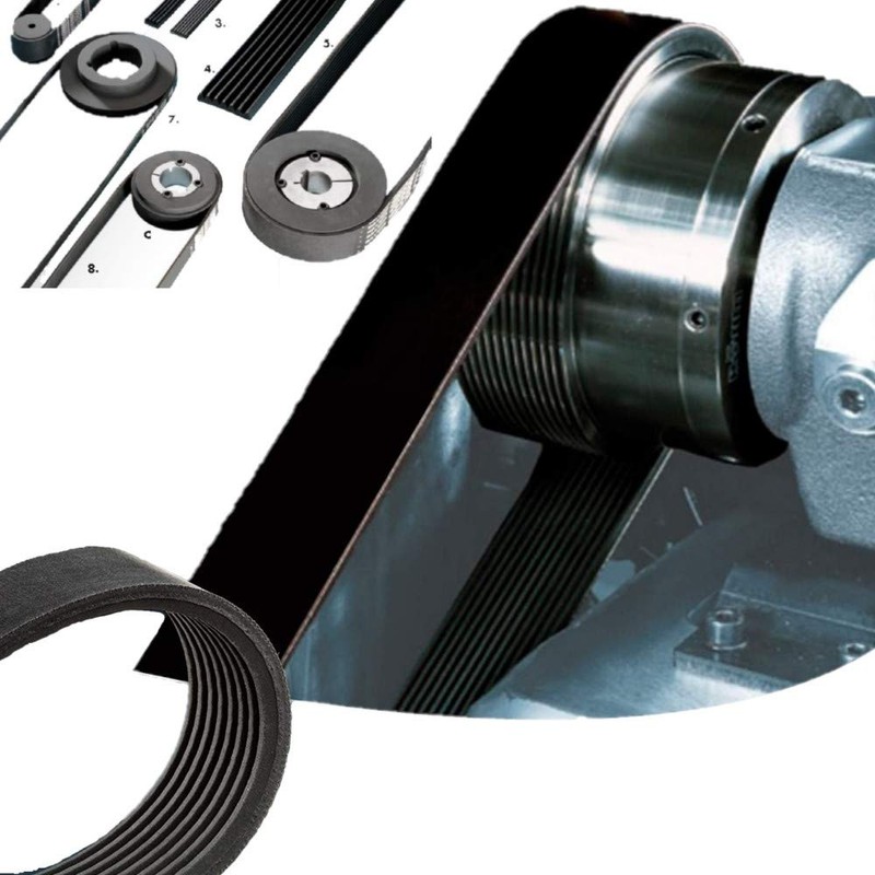 Multi Ribbed Lawn Mower Pump Belt 11/16" x 26" Compatible