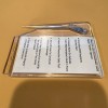 Blank Business Card Letter Opener-No Imprint All Clear As Seen