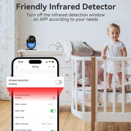 CPVAN Home Alarm System, 2.4G WiFi PIR Motion Sensor Alarm, Wireless DIY Smart Door/Window Alarm for Home Security with Phone APP Alert 9 Pieces Kit (PIR Alarm Hub, 6 Door Sensors, 2 Remotes), Black