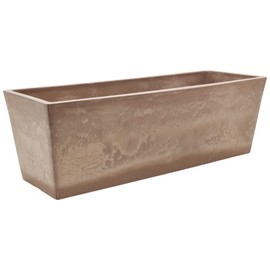 Arcadia Garden Products U65TP Simplicity Window Box, 25.5" x 9", Taupe, 25.5" x 9