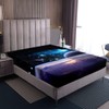 Loussiesd Children's Galaxy Stars Fitted Sheet 140 x 200 cm