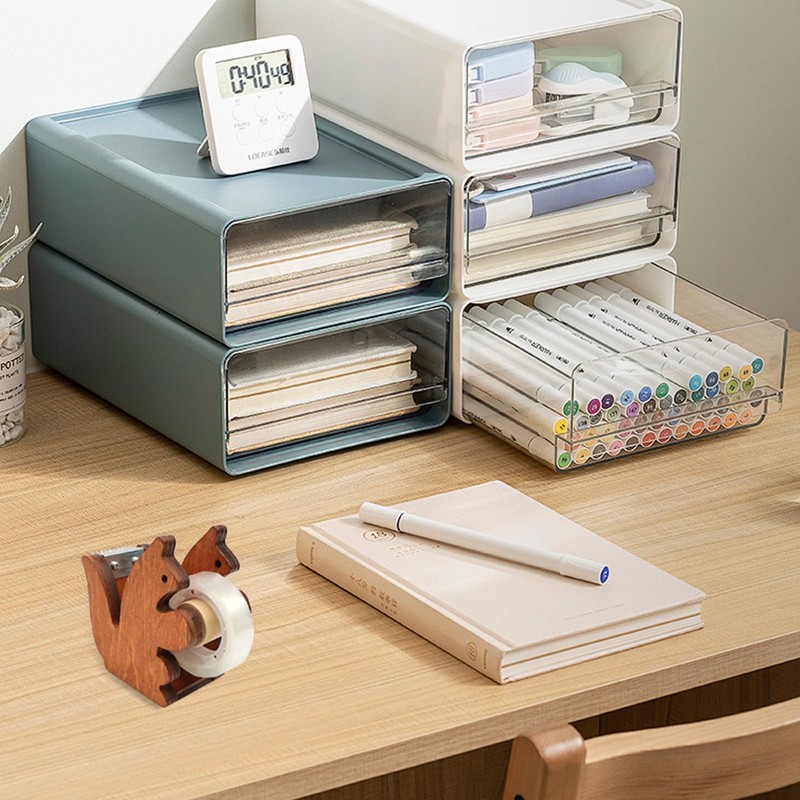 MYLERCT Squirrel Shaped Tape Dispenser, Wooden Tape Dispenser for Tape