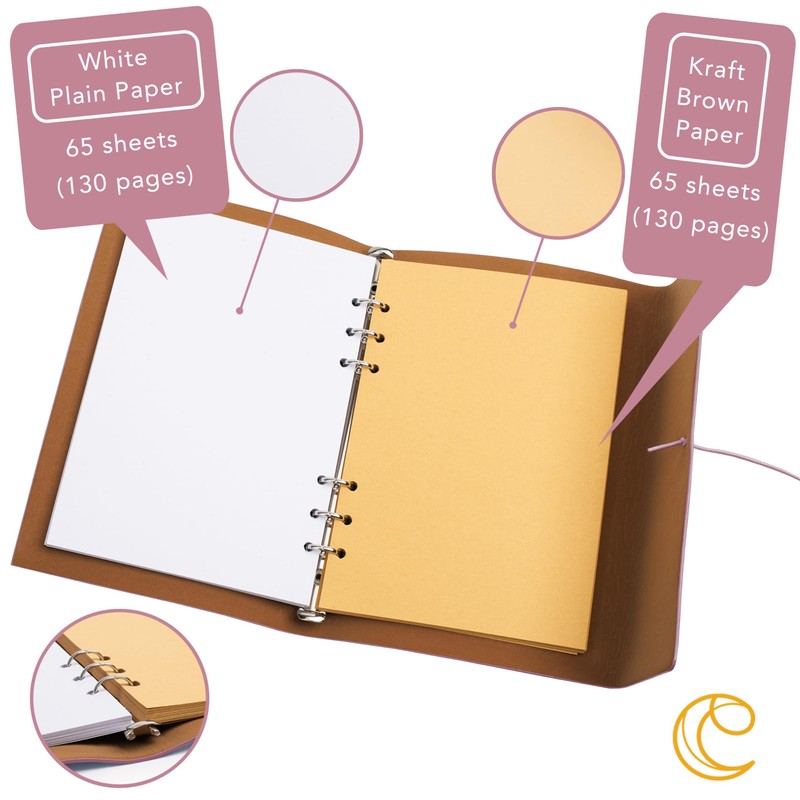 Cantik Horse Journal Notebook 7PC Set - Horse Notebook Gift