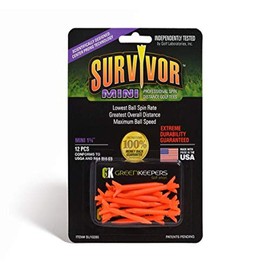 Greenkeepers 1 3/4" Survivor Mini Performance Golf Tee