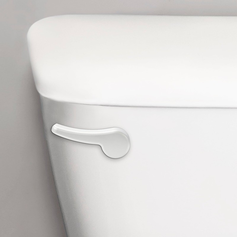 Korky Toilet Handle, White - Metal Handle - Tank Lever
