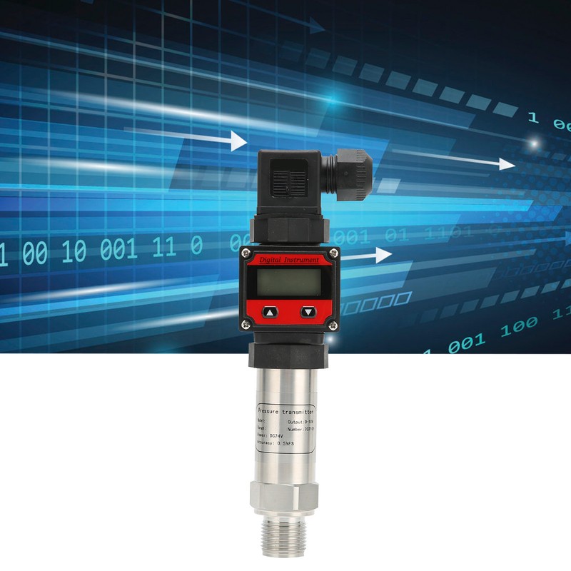 Pressure Sensor Aluminum Alloy Air Water Sender Digital Display LCD