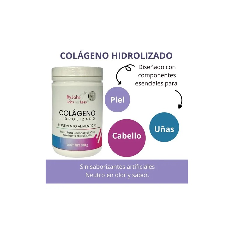 2 Pzs Colágeno,proteína ,cabello Músculos Uñas Johs For Less