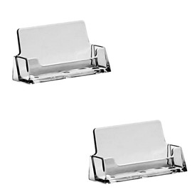 Business Card Holders Acrylic Display Stand Retail Counter & Desk Top Dispensers (1 Tier, 2Tier, 3Tier, 4Tier, 6Tier 8Tier) (1 Tier Style A)