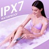 Lmpil Bikini Trimmer for Women, Dual Head Electric Razor, Dusty