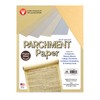HYGLOSS 92306 30-Sheet Parchment Paper, 8.5 by 11-Inch, Gold