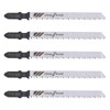 OTOTEC 5pcs T101BR 100mm Jigsaw Blades HCS For wood Laminated