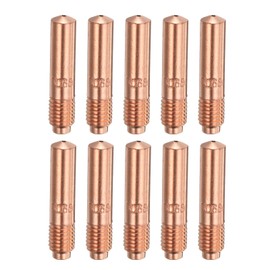 sourcing map 10pcs Mig Welder Tips 0.035" Copper MIG Welding Contact Tips 11-35(0.035") Welding Gun Replacement Accessories for Magnum 100L Mini MIG Welding Gun